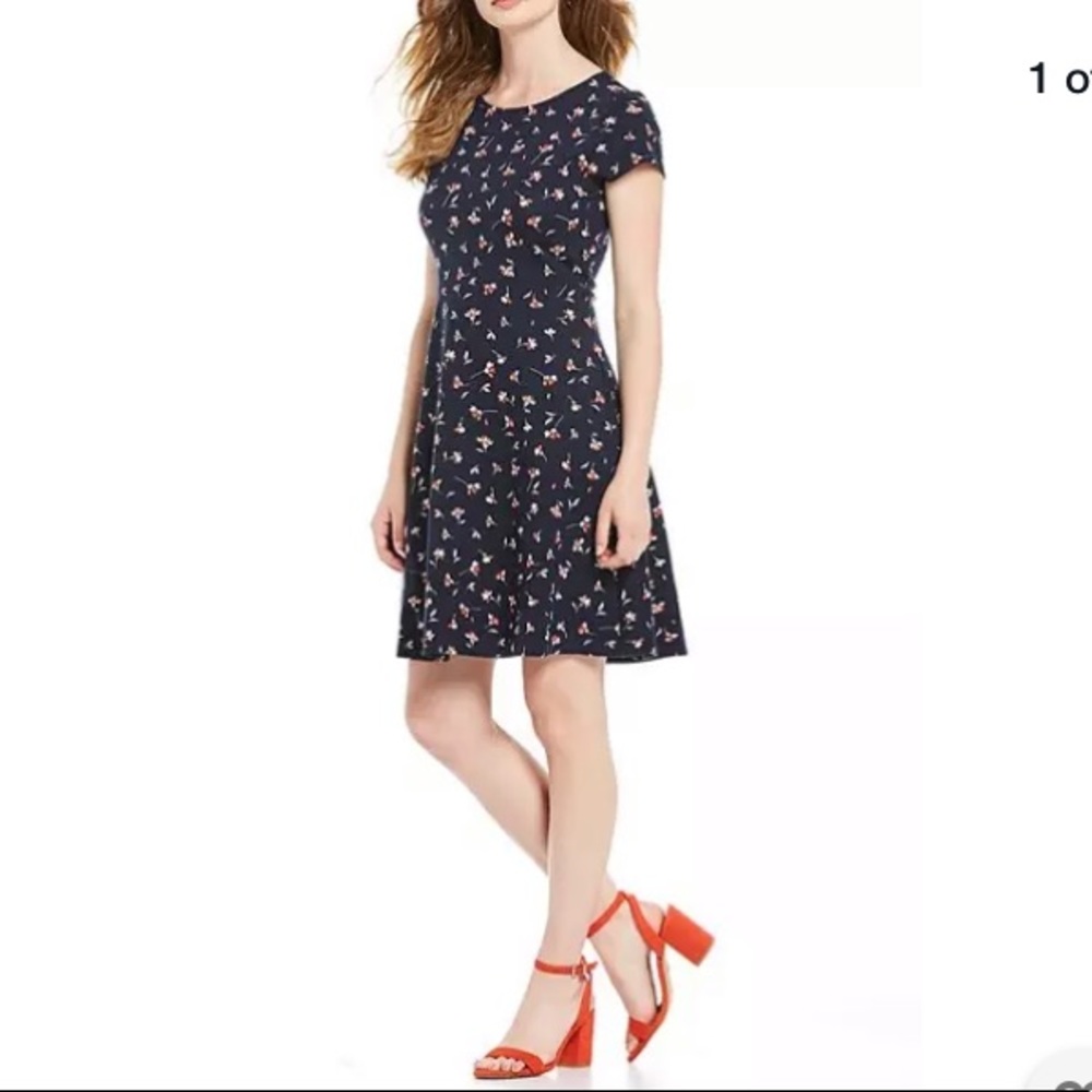 Draper James Floral Ponte A Line Dress SZ S NWT